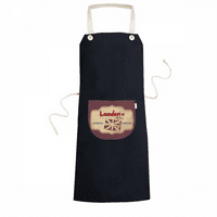 Лондон Union Jack Stamp Apron Bib Sarong Cooking Baking Kitchen Pocket Pinafore