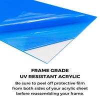 Frame Honey Pecan Brown Picture Frame - Съвременната фото рамка включва UV акрилна предпазител