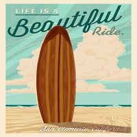 Сан Клементе, Калифорния, Surfboard Letterpress, Life е красива преса за возене