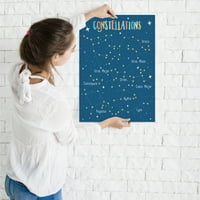 AmericanFlat Constellations от Elena David Poster Art Print