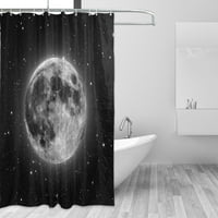 Поп създаване Луна душ завеса водоустойчива завеса за душ баня