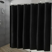 Твърда водоустойчива устойчива на плетъка тъкан за завеси за душ с метални громки и куки баня 79 x70