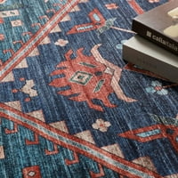 Килим за миене - ултра тънка затруднена антикварна площ килими, петна устойчиви килими за миещи се за хол, бохо персийски племенна спалня стая килими килими