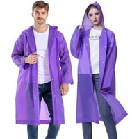 Guvpev Eva Rain Ponchos Rain Jackets Raincoats for Men Жени дъжд