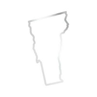 Vermont контур стикер Decal Die Cut - самозалепващ винил - устойчив на атмосферни влияния - направен в САЩ - много цветове и размери - VT