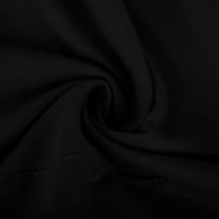 Суитчър за жени качулки плюс размер небрежен дълъг ръкав свободен среден и дълги върхове с качулка суичъри Хелоуин отпечатана блуза