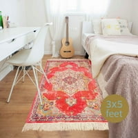 Зонав килим с ресни бохофурюти марокански декоративен акцент постелка за вас деца стая спалня вътрешен двор момичета деца реколта килим