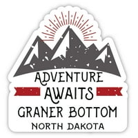 Graner Bottom North Dakota Souvenir Vinyl Decal Sticker Adventure очаква дизайн