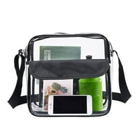TURECLOS CLEAS CROSS BODY MESSENGER чанта за рамо рамо с една раморална прозрачна чанта модна спортна малка квадратна чанта за фитнес за пазаруване