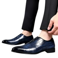 Akiihool Men's Oxfords Мъжки рокля маратонки Класически дантела Официална обувка за капачка пръст