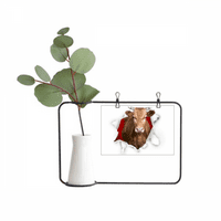 Животинска хартия шокира бикове метална рамка за картина церек декор за ваза