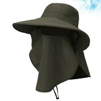 Защитна с капак на лицето дишаща външна слънчева шапка анти-шипна защита шапка широка шапка на слънчева шапка