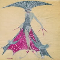 Дизайн на костюми от Джийн Бошко Плакат Печат от Мери Еванс джаз епоха Club Collection
