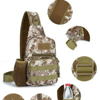 Rosarivae Outdoor Sports Camouflage Ced Cage Тактическа единична чанта за рамо за туристически къмпинг Пътуване колоездене