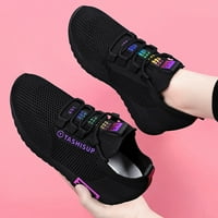 DMQUPV ботуши за маратонки за женски размер на дами вътрешни мрежести обувки Небрежни женски маратонки Жени обувки Технически sportshoe Purple 7.5