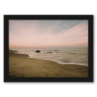AmericanFlat Beach Rays от Aledanda Black Framed Print
