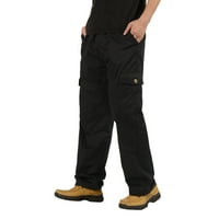 Njshnmn мъжки панталони с клапа джобове HOPGAT HAREM панталони, черни, xxxl