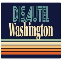 Disautel Washington Vinyl Decal Sticker Retro дизайн