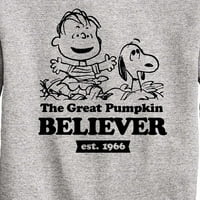 Фъстъци - The Great Pumpkin Believer - Суитчър за малко дете и младежки Crewneck Fleece