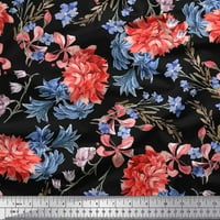 Soimoi памучна патица Цветета отпечатана занаятчийска тъкан край двора
