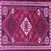Ahgly Company Indoor Rectangle Персийски розови традиционни килими, 3 '5'