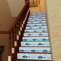 Забавни стикери стълби стъпала DIY Стикерски модели Стикер Дом Домващи се плочки Керамичен декор Домашен декор