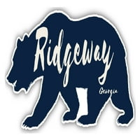 Ridgeway Georgia Souvenir Vinyl Decal Sticker Bear Design