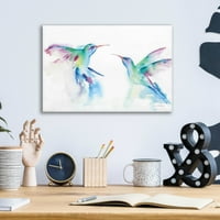 Епично изкуство „колибри I“ от Алън Майчроуч, изкуство от акрилно стъкло, 16 x12