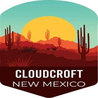 и R импортира CloudCroft New Mexico Souvenir Vinyl Decal Sticker Cactus пустинен дизайн