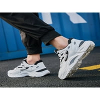 Lacyhop дамски маратонки за бягащи обувки спортни обувки за ходене ежедневно комфорт модна маратонка дишаща дантела бяло синьо 2 7.5