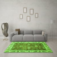 Ahgly Company Indoor Rectangle Oriental Green Традиционни килими, 7 '10'