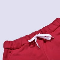 Есенни тоалети за жени модни сърдечни печат спортни дрехи с дълъг ръкав с качулка и панталони Комбо дамски комплекти