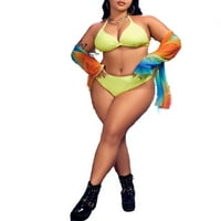 Ombre Halter Multicolor Plus размер бикини комплекти