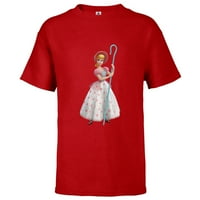 Тениска на Disney Pixar Toy Story Bo Peep е тук-тениска с къс ръкав за деца-персонализирано-червено