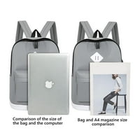 Поставете раница на раница на открито раница, устойчива на рамо с прашка чанта за чанта в училище с USB кабел