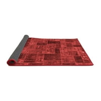Ahgly Company Indoor Rectangle PackWork Червена преходна площ килими, 2 '5'